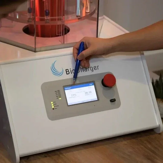 Adjusting the BioCharger NG control panel